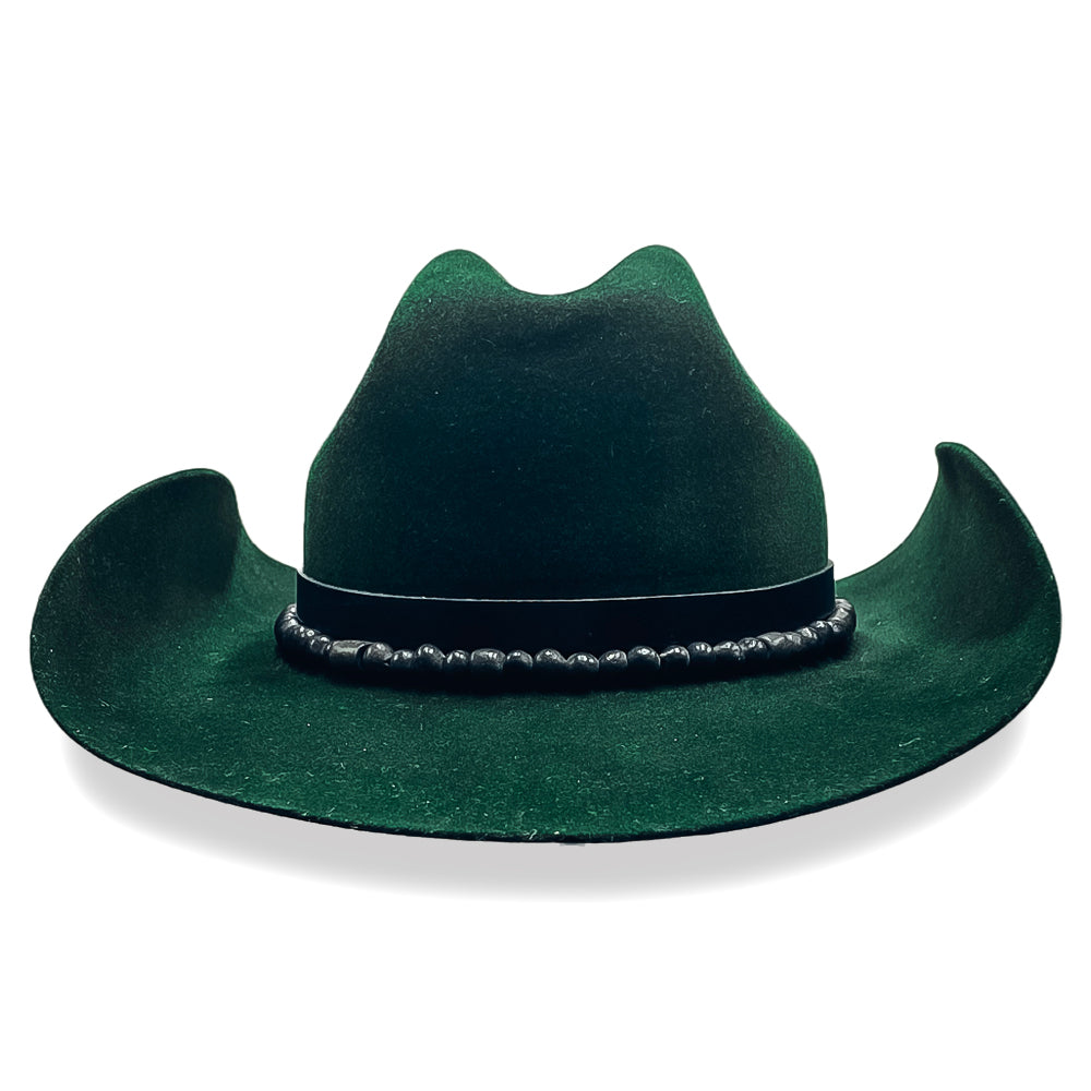 emerald green cowboy hat