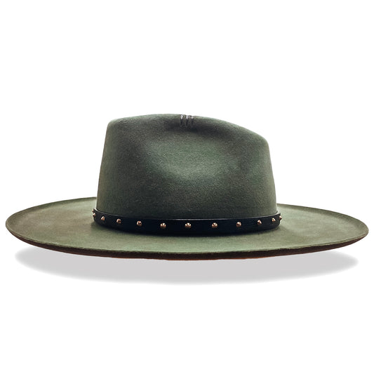 Emerald Green Cowboy with Black Clay Beads – Jacqueline Michie