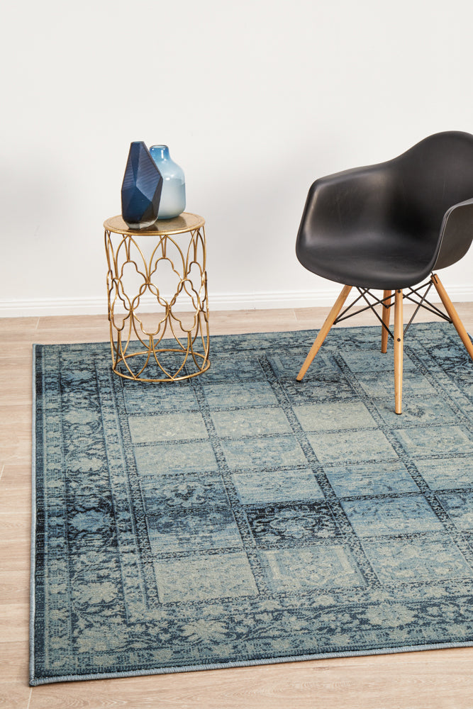 Heritage Paradise Rug Navy