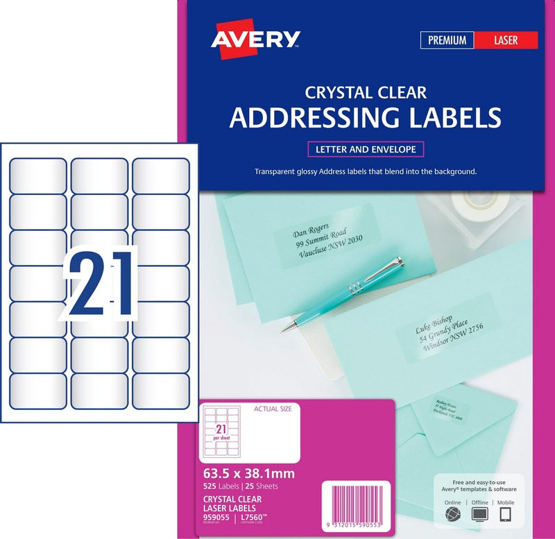 how to make address labels on pages