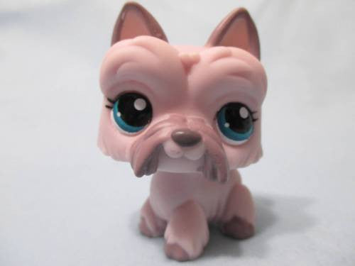 Littlest Pet Shop Purple Scottie Scottish Terrier Dog Puppy 1201 Authentic May02npo18