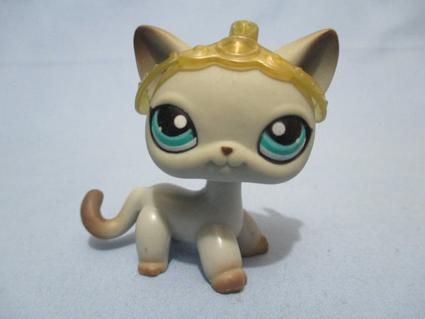 LIKE NEW Littlest Pet Shop Shorthair Cat Egyptian World Rare 391 with -  