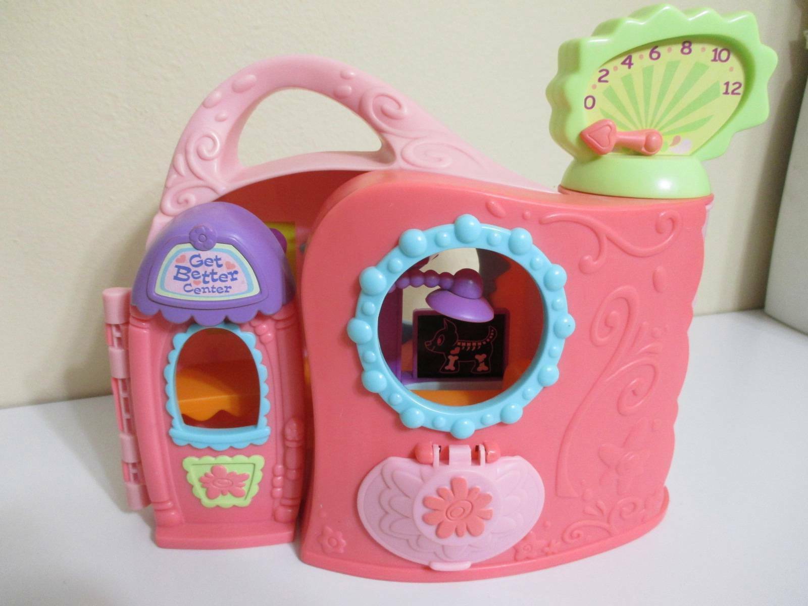 Littlest Pet Shop Get Better Center House Vet Clinic Hospital Playset ...