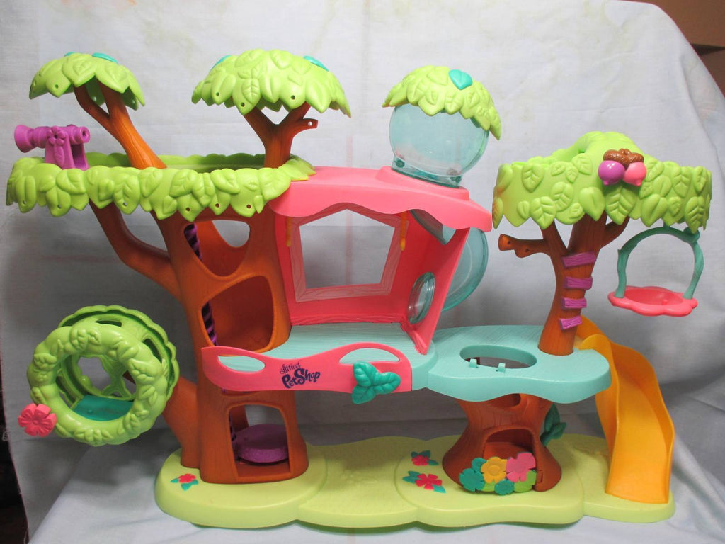 littlest pet shop treehouse playset