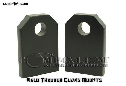 Weld-Thru Clevis - Shackle Mounts - D-Ring