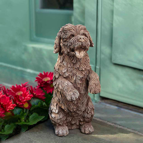 Copper the Dog Garden Statue by Campania International