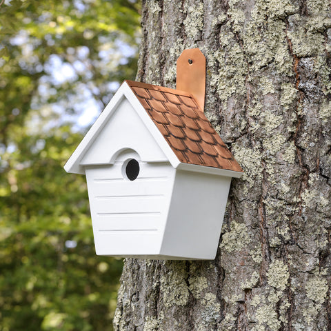 Classic Bird House with Copper Roof by Good Directions