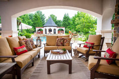 Piedmont Collection of outdoor furniture, sofa, loveseat, chairs and tables