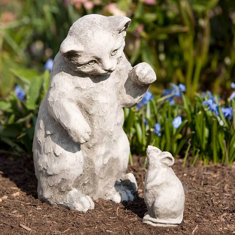 Playful Kitten Garden Statue by Campania International