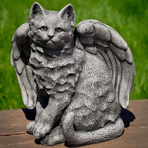 Angel Kitty Garden Statue by Campania International