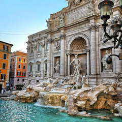The Trevi Fountain in Rome Italy