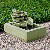 Design Toscano Staggered Rock Canyon Cascading Garden Outdoor Fountain —  FountainsUSA