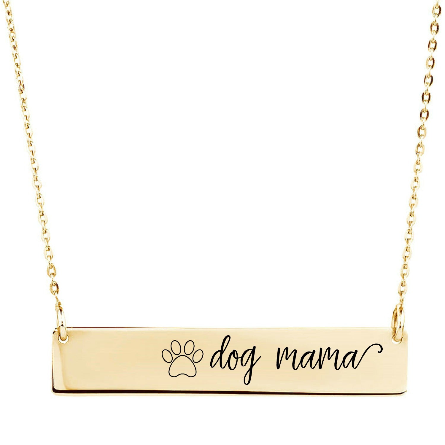 mom bar necklace