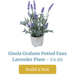 Faux Lavender Potted Plant For Mother's Day