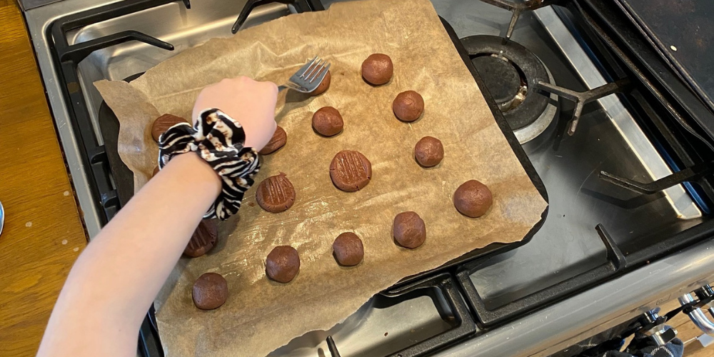 Making Chocolate Fork Biscuits With The Kids