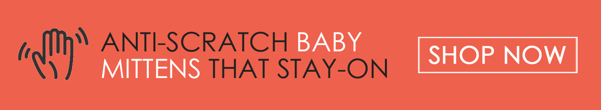 Buy stay-on anti scratch mittens for babies