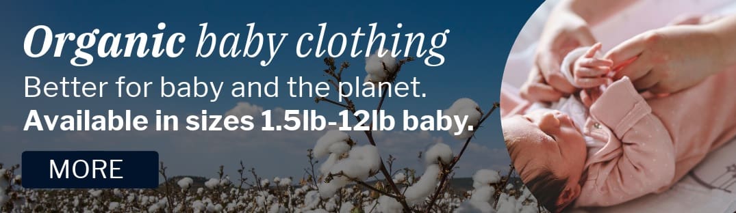Organic cotton newborn baby clothes