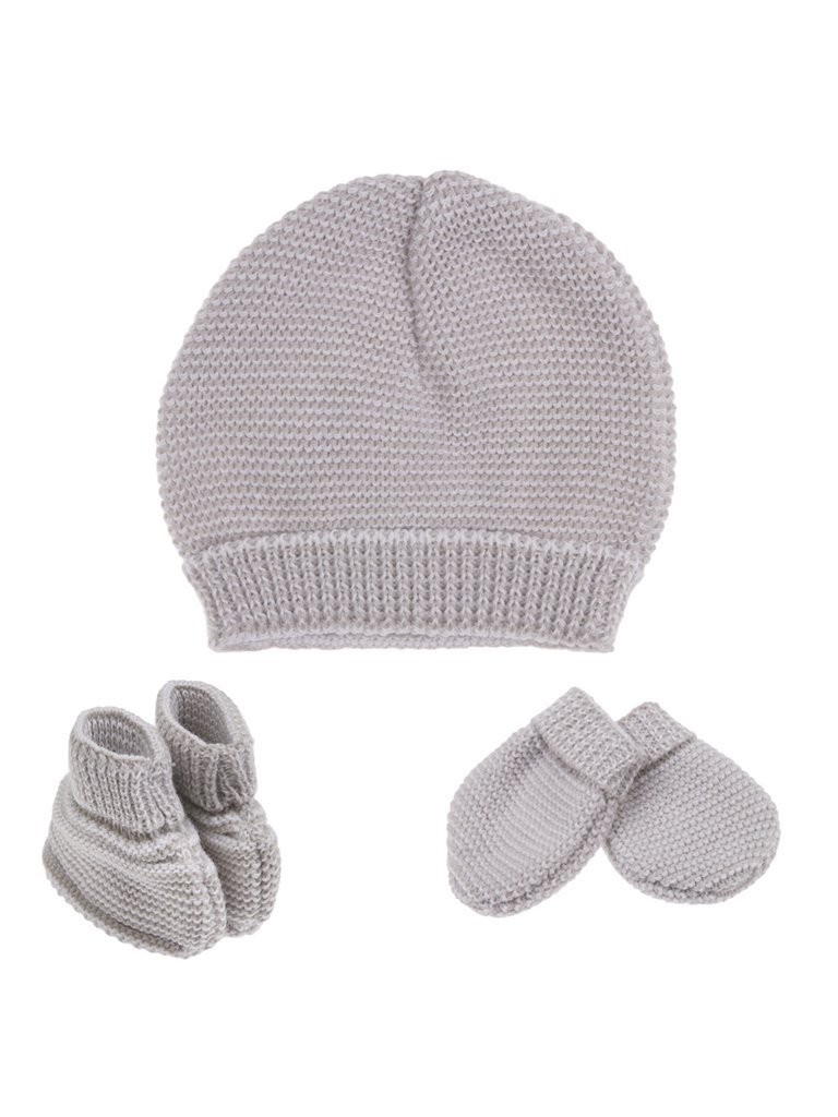 grey baby mittens