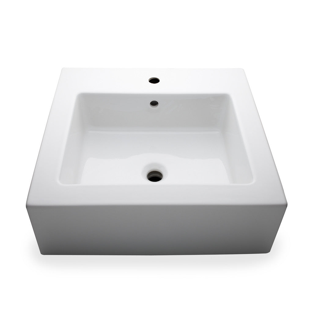 Larsen Rectangular Porcelain Lavatory Sink 23 5 8 X 18 1 2 X 6