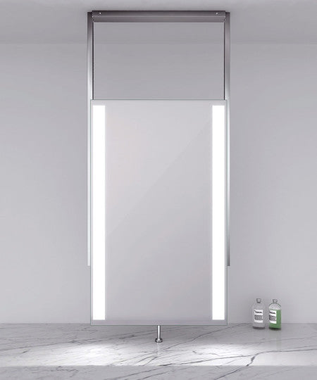 Element Ceiling Mounted Lighted Mirror 24 W X 38 50 H Montaggio