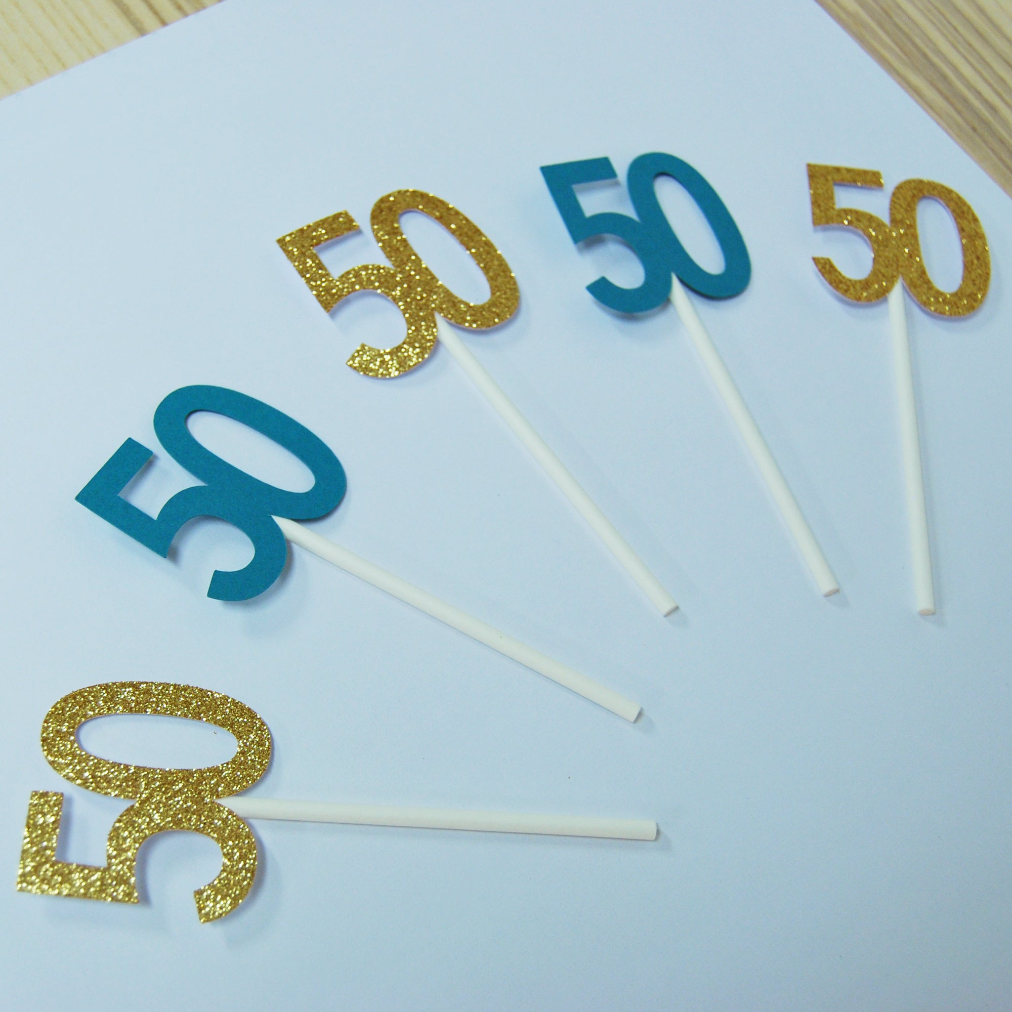 50th-birthday-cupcake-toppers-partyatyourdoor