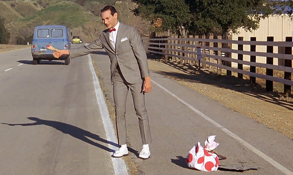 Pee-wee's Big Adventure, little suit