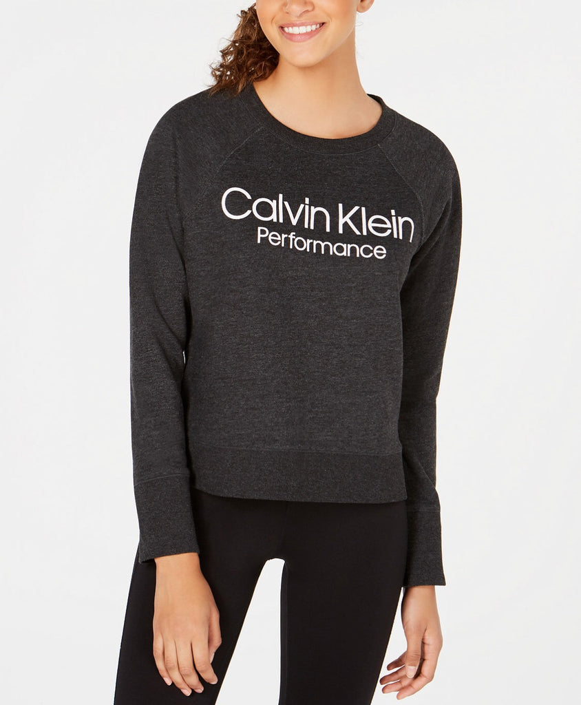 calvin klein performance grey sweatshirt