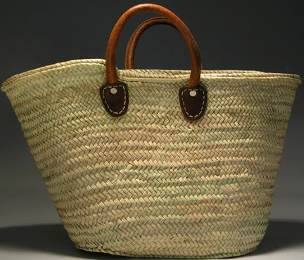 Classic Straw Market Basket French Baskets