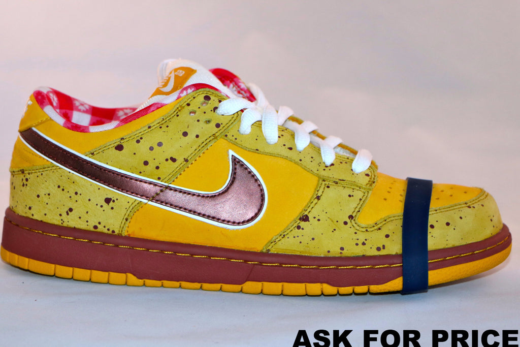 nike dunk yellow lobster