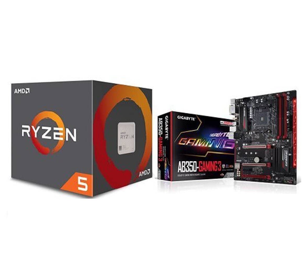 Amd Ryzen 5 1600 Processor With Wraith Spire Cooler And Gigabyte Ga Ab The Connection Team