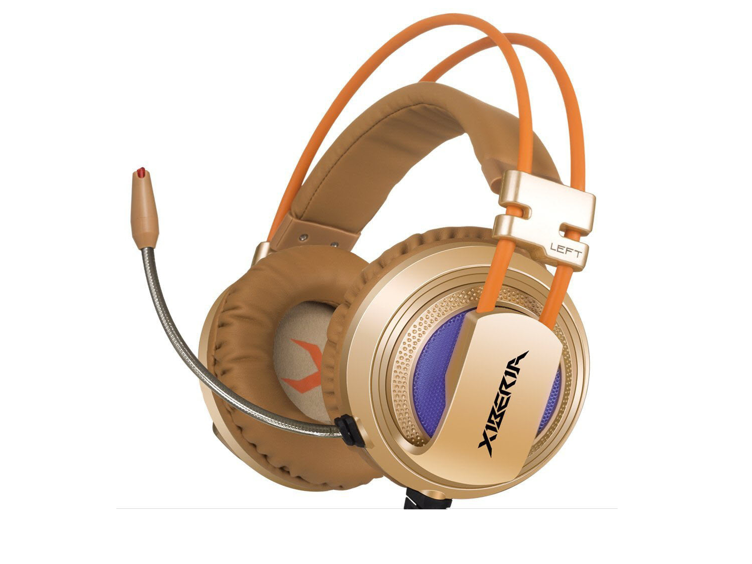 gold gaming headset