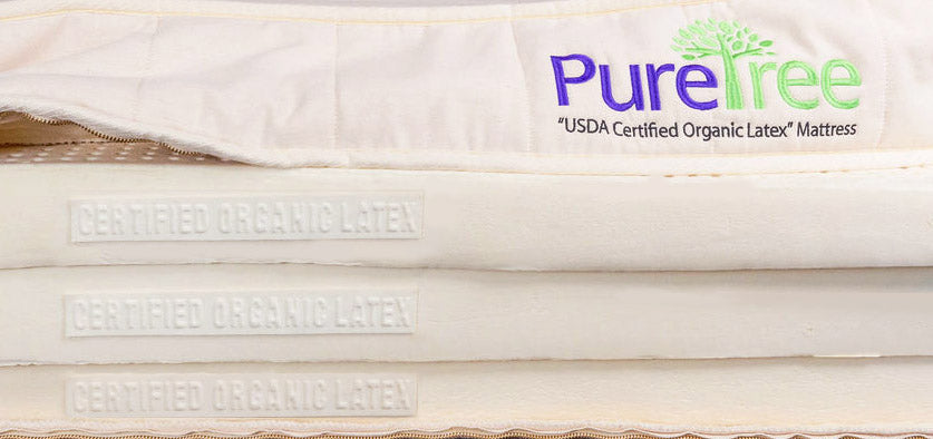 PureTree Organic Latex Mattress Customizable Layers