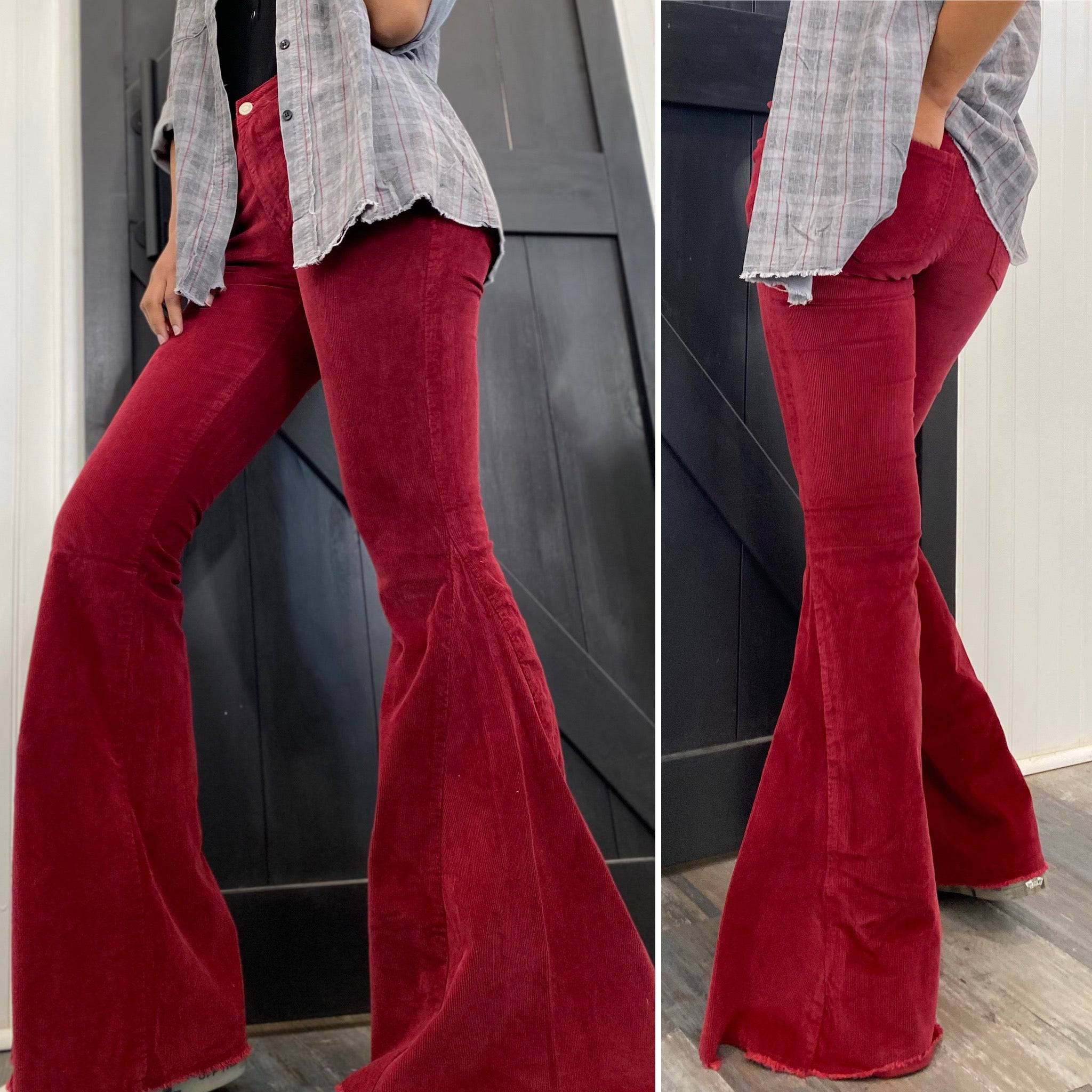 Corduroy Flare Pants