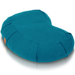 Aqua Crescent Half Moon Yoga Pillow For Meditation | Release Stress |  Perfect Support