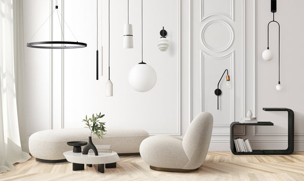 Urban Modern collection of lights, simple and geometric styles