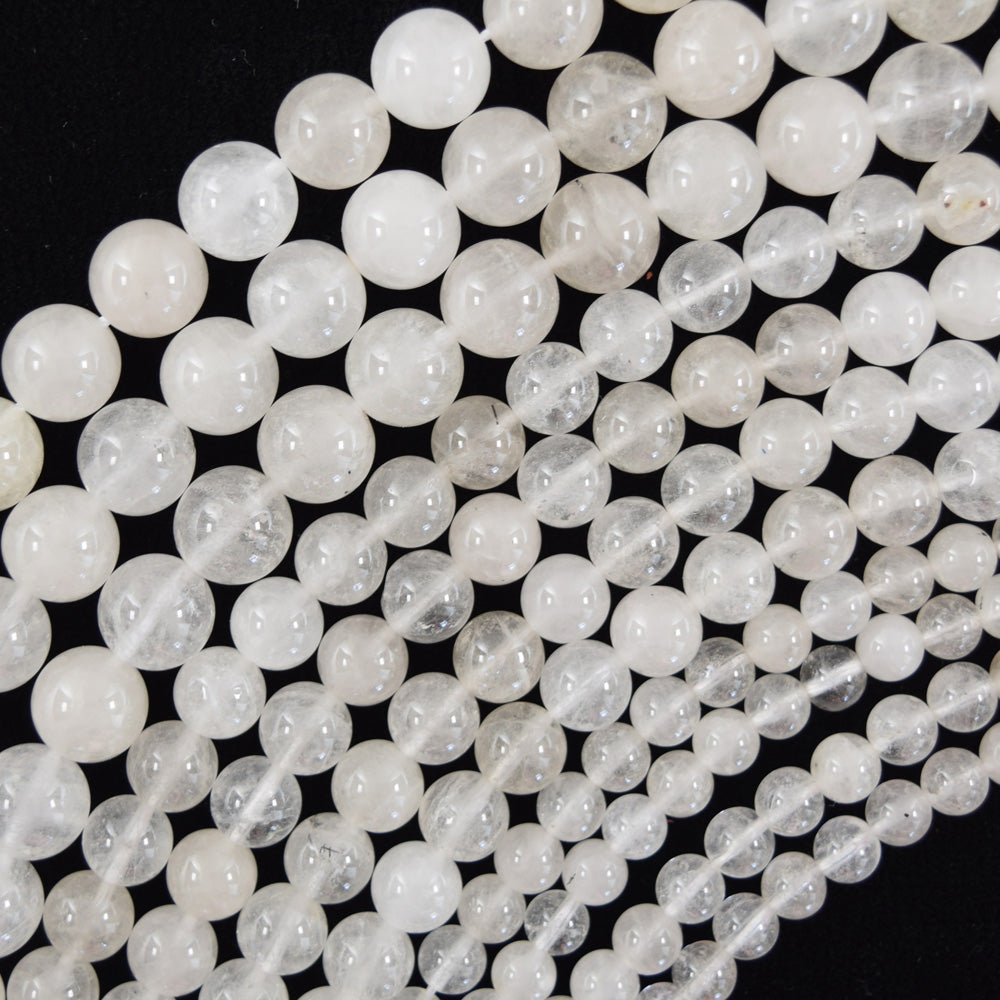 undskyldning År Arctic Natural Angola Off White Crystal Quartz Round Beads 15" Strand 6mm 8mm –  Eagle Beadz