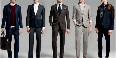 Array of suits