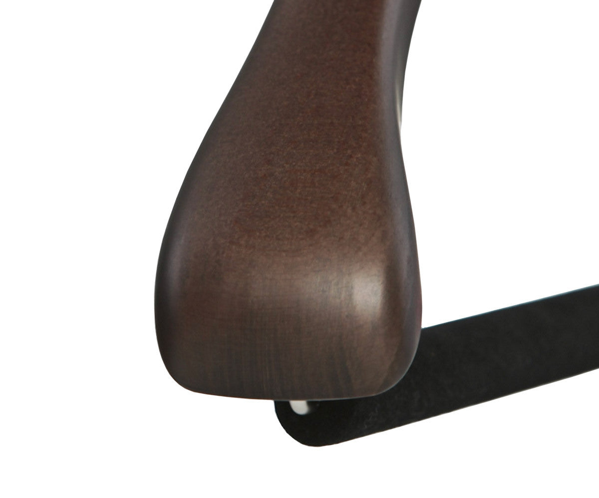 La Turnia - Bespoke luxury #coathanger in dark-brown wood for