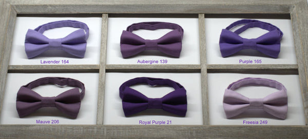 Purple Bow Ties - Wedding Bow Tie, Grad Bow Tie, Mens Bow Ties