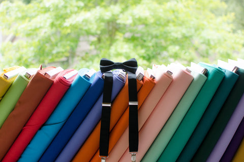 Custom Made Bow Ties and Suspenders - Mens Fashion Blog - Blog Post - Mens Clothing