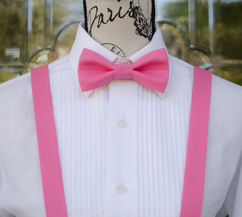 Fushsia Bow Ties and Suspenders | Pink Suspenders | Mr. Bow Tie