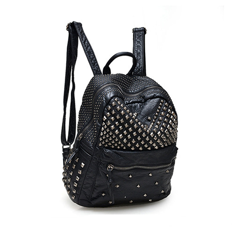 Vegan Leather Studded Backpack – TIMBER AND TORCH