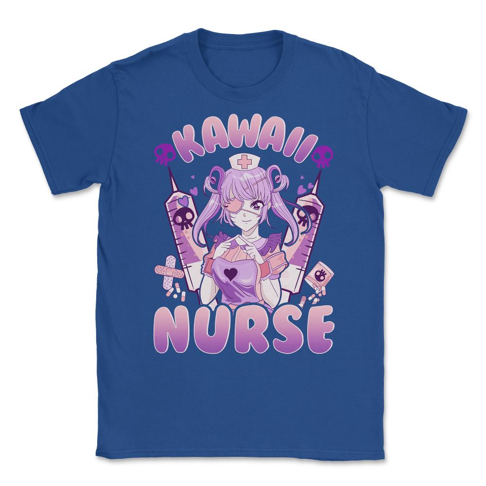 Anime Girl Nurse Design Gift product Unisex T-Shirt - Royal Blue
