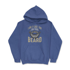 I Only Like You for Your Beard Funny Bearded Meme Grunge graphic - Royal Blue