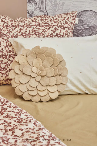 Flower cushion decor girls room