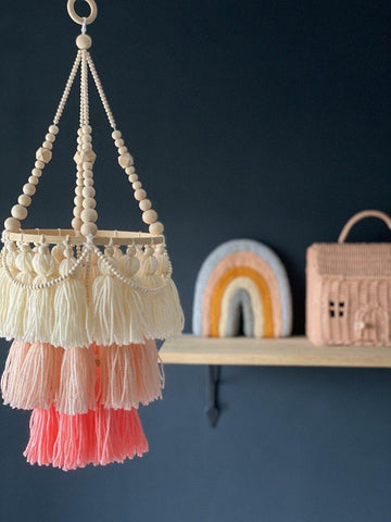 Tassel mobile tassel chandelier