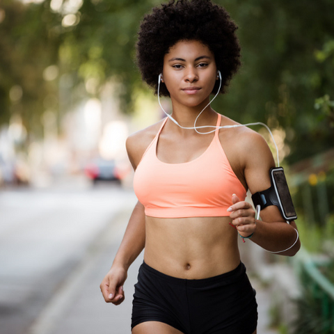 woman exercising