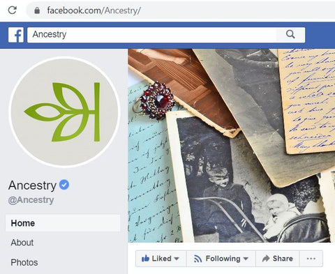 Ancestry Default Facebook Page