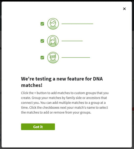 Ancestry DNA Match Update