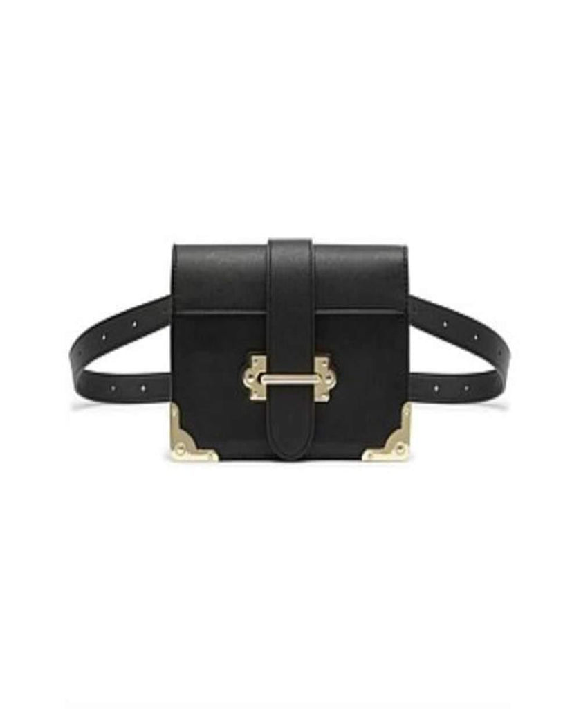 steve madden belt bag black